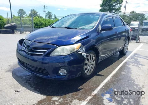 2013 Toyota Corolla Le из США, поврежденный, VIN 2T1BU4EE2DC024059